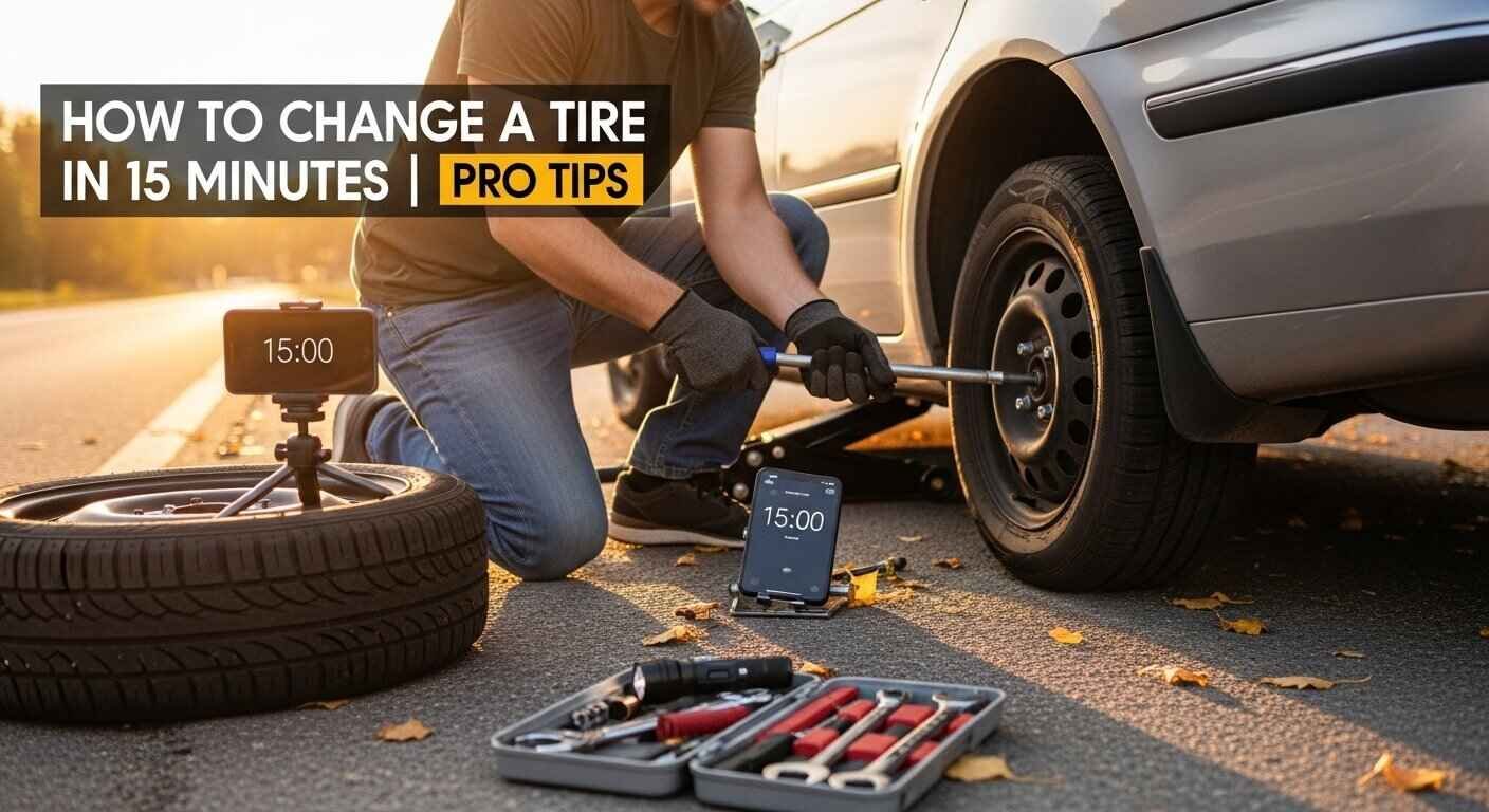 How to Change a Tire in 15 Minutes | Pro Tips