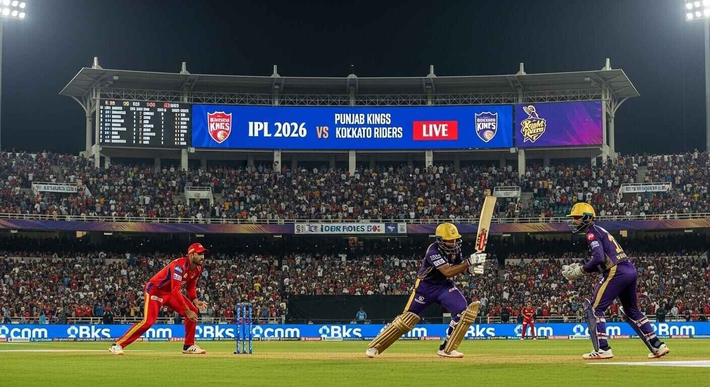 IPL 2026: Punjab Kings vs Kolkata Knight Riders — What's Coming