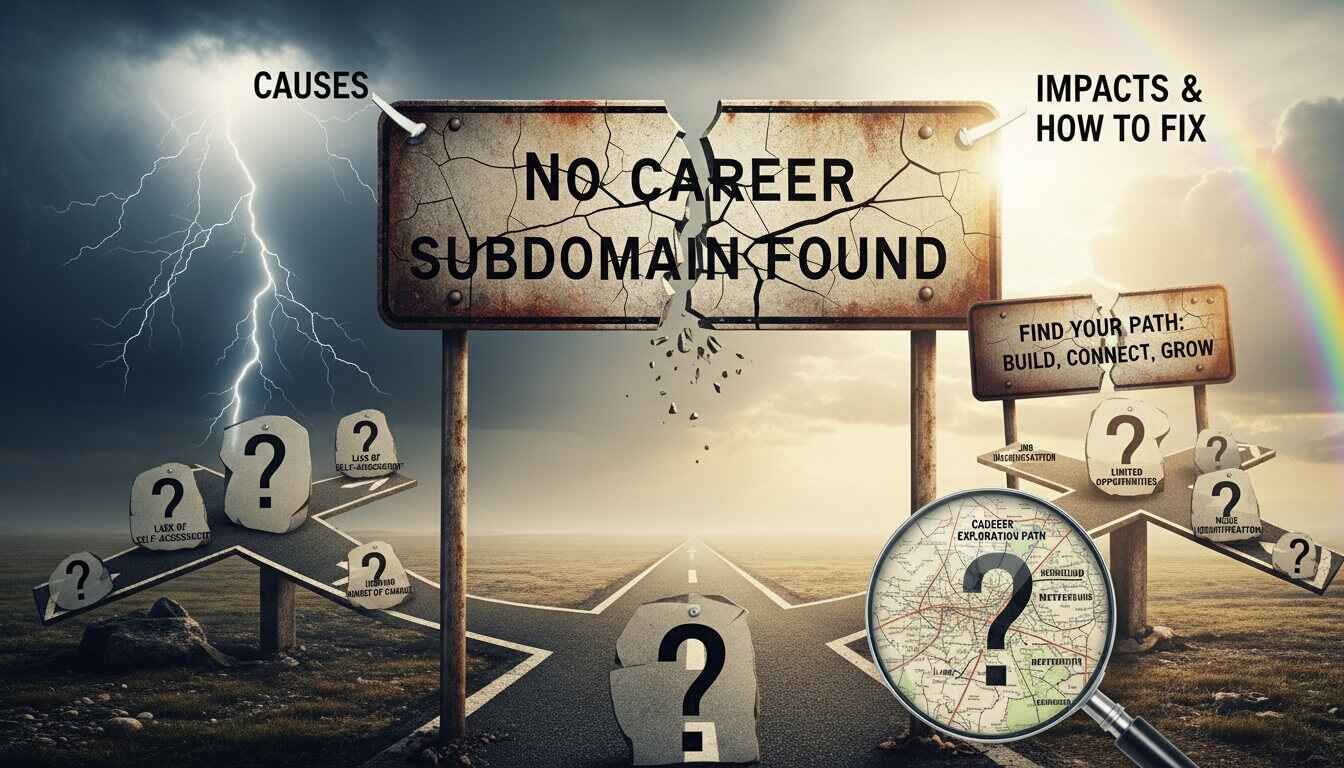 Keine Karriere-Subdomain Gefunden — Causes, Impacts & How to Fix