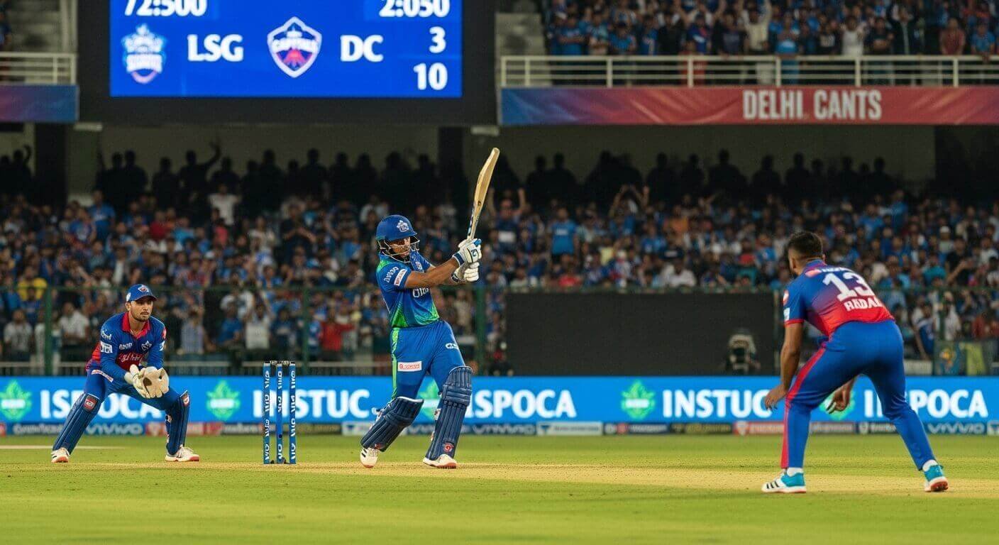 Lucknow Super Giants vs Delhi Capitals Timeline